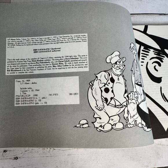 Li'l Abner Dailies 1944 Al Capp Volume 10 Paperback Comic Strips Graphic Novel - Picture 4 of 5